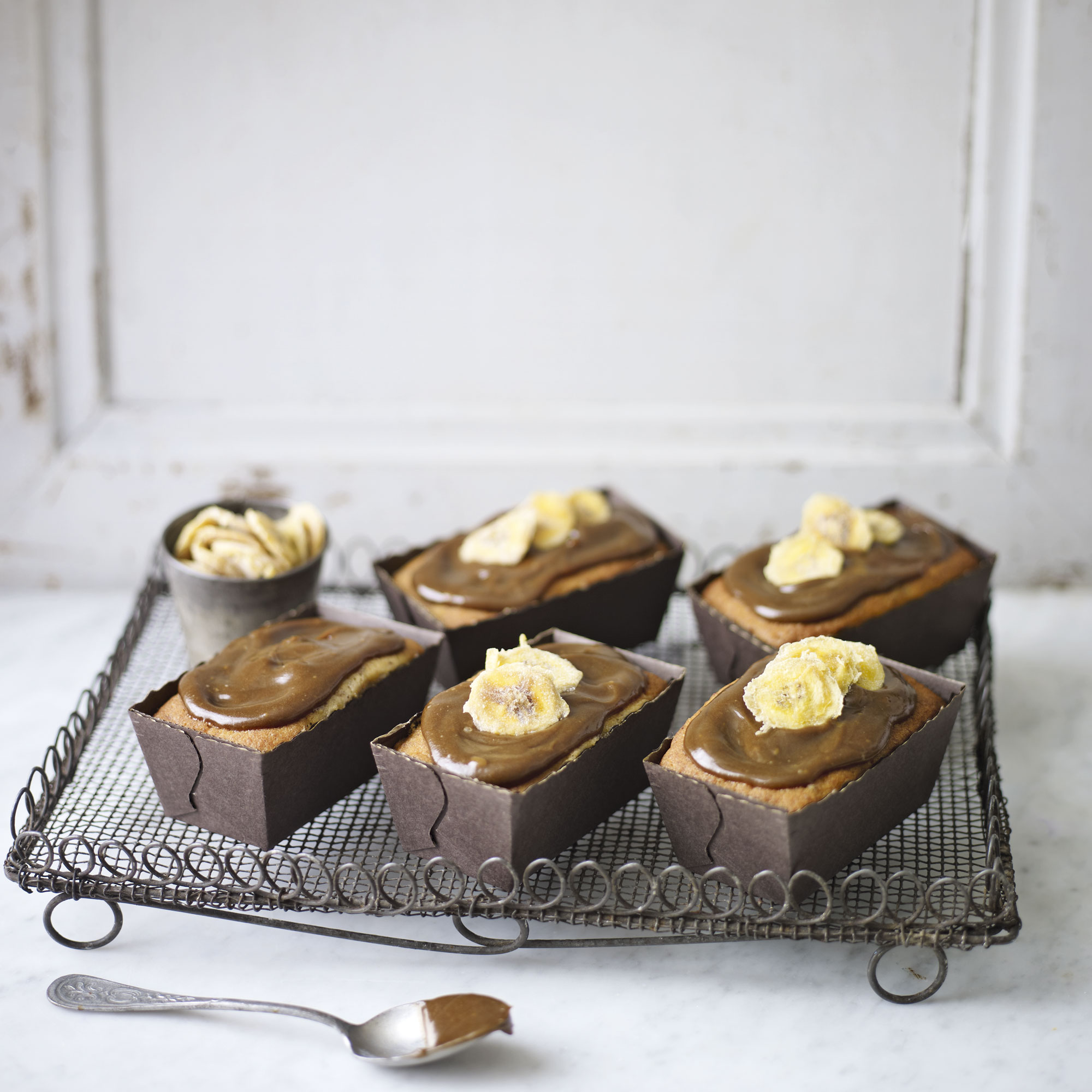 Toffee and Banana Mini Loaf Cakes Woman And Home